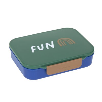 Lässig Svačinový Bento box Little Gang - Rainbow Green