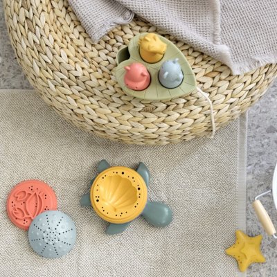 Lässig Stohovací hračka Turtle - Green - obrázek