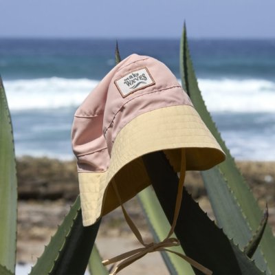 Lässig Fishing Hat Klobouček proti slunci - Vanilla/Peach, 19 - 36 m