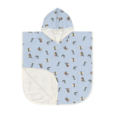 Lässig Pončo - Crocodile Sky Blue