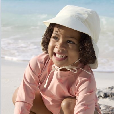 Lässig Flap Hat Klobouček proti slunci - Sea Salt, 7 - 18 m - obrázek