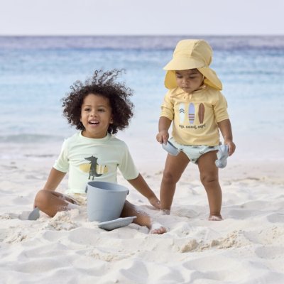 Lässig Flap Hat Klobouček proti slunci - Vanilla, 7 - 18 m - obrázek