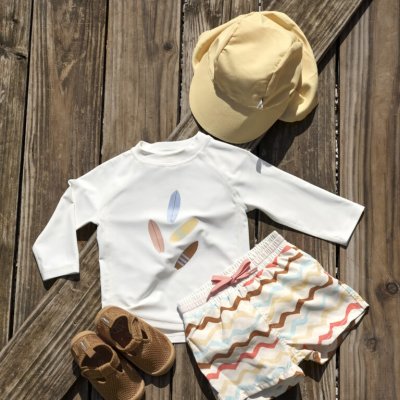 Lässig Flap Hat Klobouček proti slunci - Vanilla, 7 - 18 m - obrázek