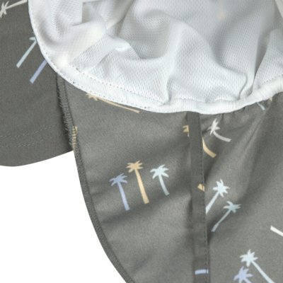 Lässig Flap Hat Klobouček proti slunci Palms - Deep Olive, 19 - 36 m - obrázek