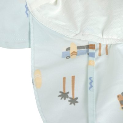 Lässig Flap Hat Klobouček proti slunci Camper - Sea Foam, 19 - 36 m - obrázek