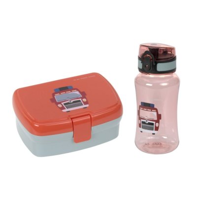 Lässig Lunch Set Tiny Drivers - Fire Engine