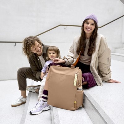 Lässig Přebalovací batoh Green Label Conversion Backpack - Almond