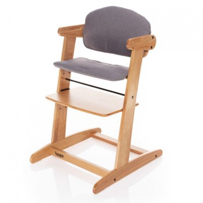 Zopa Grow-Up Rostoucí židlička - Natur/Grey - obrázek