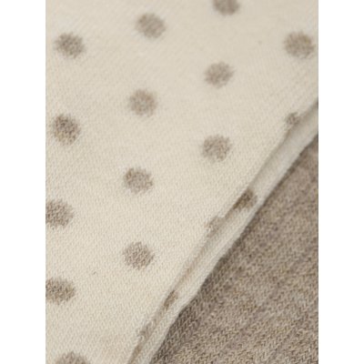 Minymo Punčochy se vzorem 2 ks - Simply Taupe, vel. 68/74 - obrázek