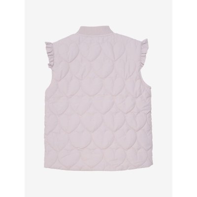 Minymo Prošívaná vesta - Burnished Lilac, vel. 104 - obrázek