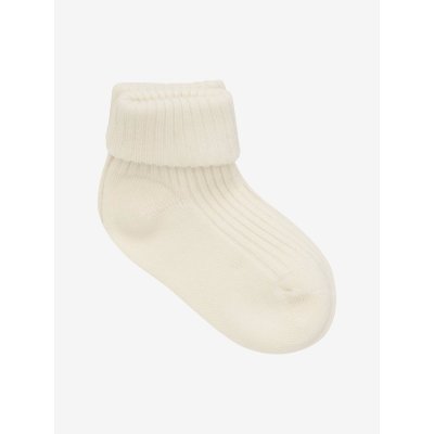 Minymo Kojenecké žebrované ponožky 3 ks - Light Taupe, vel. 19/22 - obrázek