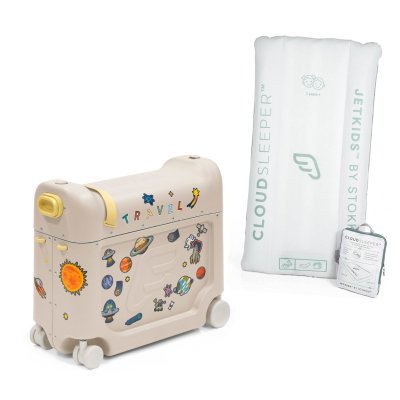 Stokke Jetkids BedBox Dětský kufřík + Cestovní matrace - Moonglow White