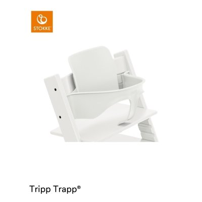 Stokke Tripp Trapp Bundle Set Židlička + Baby set - White - obrázek