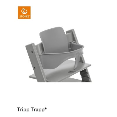 Stokke Tripp Trapp Bundle Set Židlička + Baby set - Storm Grey - obrázek