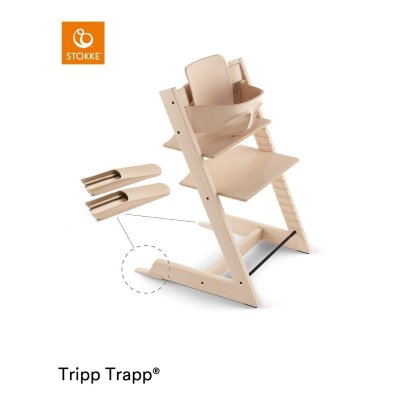 Stokke Tripp Trapp Bundle Set Židlička + Baby set - Natural - obrázek
