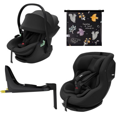 Thule Výhodný set Základna Alfi + Autosedačka Maple + Autosedačka Elm + Sluneční clona - Black