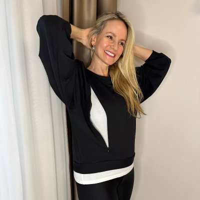 Bellou Kojící mikina Modal - Black, vel. XL - obrázek