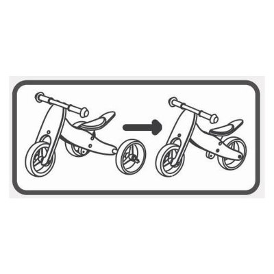 FreeOn Free2Move Rider Plus Odrážedlo/tříkolka 2v1 - White - obrázek