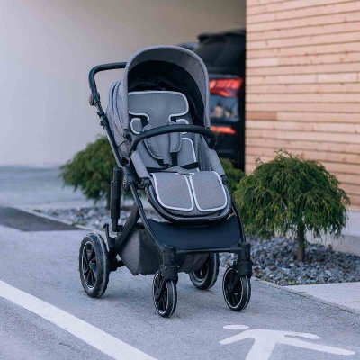 FreeOn Podložka do kočárku/autosedačky 3D Air Mesh - Grey
