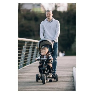 FreeOn Free2Move Tříkolka Elipso - Black/Grey - obrázek