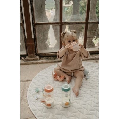 Suavinex Dreams První láhev s oušky 150 ml - Růžová - obrázek