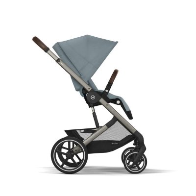 Cybex Výhodný set Balios + Lůžko + Autosedačka se základnou Grey - Stormy Blue - obrázek