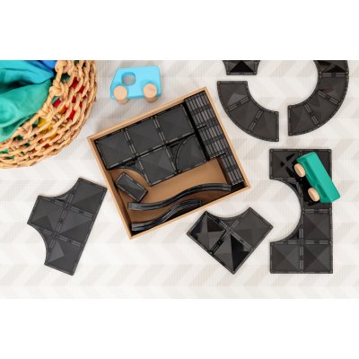 Connetix Magnetická autodráha - Creative Roads Pack, 48 ks - obrázek