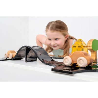 Connetix Magnetická autodráha - Creative Roads Pack, 48 ks - obrázek