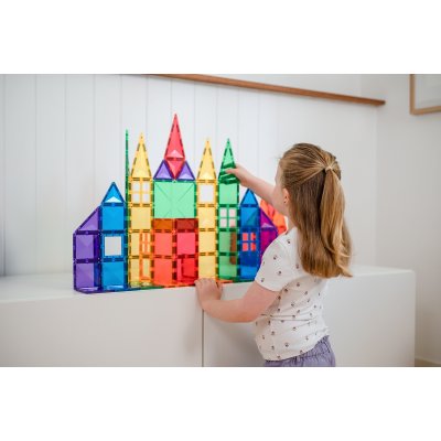 Connetix Magnetická stavebnice - Rainbow Creative Pack, 102 ks - obrázek