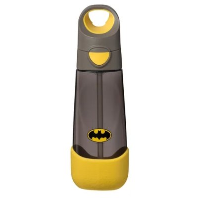 b.box Lahev na pití s brčkem 600 ml - Batman - obrázek
