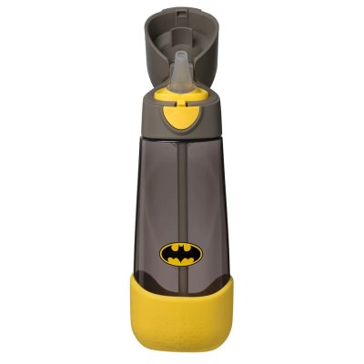 b.box Lahev na pití s brčkem 600 ml - Batman - obrázek