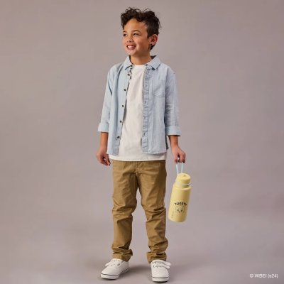 b.box Nerezová termoláhev s brčkem 1000 ml - Loney Tunes - obrázek