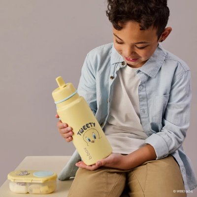 b.box Nerezová termoláhev s brčkem 1000 ml - Loney Tunes