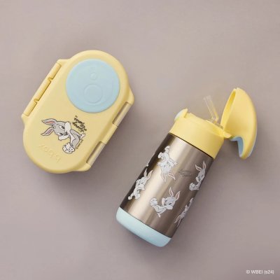 b.box Termoska na pití s brčkem 350 ml - Looney Tunes - obrázek