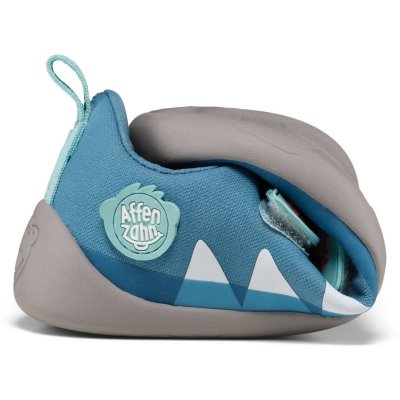 Affenzahn Dětské barefoot boty Sneaker Cotton - Happy Shark, vel. 23 - obrázek