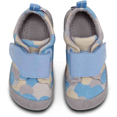 Affenzahn Dětské barefoot boty Prewalker Cotton Smally - Seal, vel. 23 - obrázek