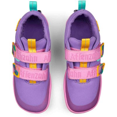 Affenzahn Dětské barefoot boty Sneaker Cotton - Happy Creative Toucan, vel. 25 - obrázek