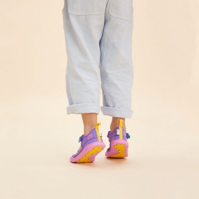 Affenzahn Dětské barefoot boty Sneaker Cotton - Happy Creative Toucan, vel. 26 - obrázek