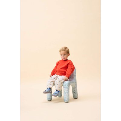 Affenzahn Dětské barefoot boty Prewalker Cotton Smally - Seal, vel. 25 - obrázek