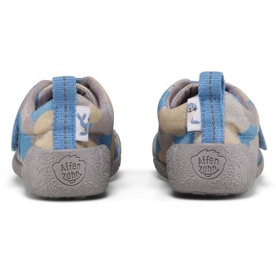 Affenzahn Dětské barefoot boty Prewalker Cotton Smally - Seal, vel. 25 - obrázek