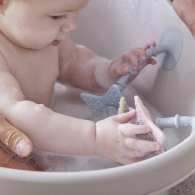 Shnuggle Stick N Play Star Senzorická hračka a kousátko - obrázek