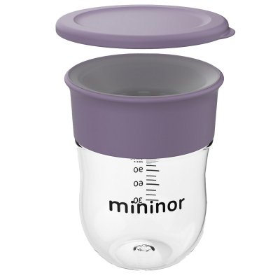 Mininor Tréninkový hrneček 220 ml - Lilac Flower