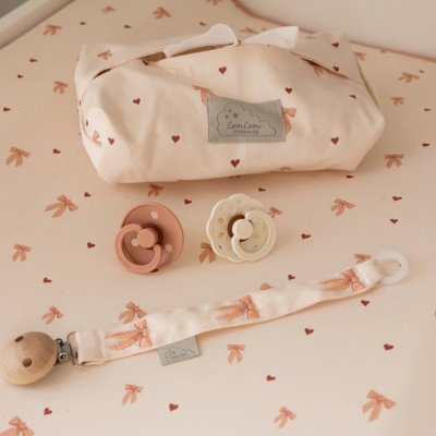 Cam Cam Copenhagen Obal na vlhčené ubrousky GOTS - Bows - obrázek