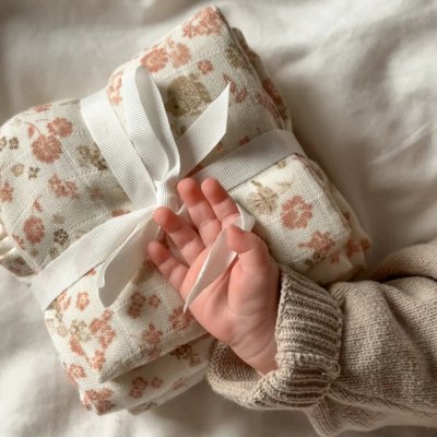 Cam Cam Copenhagen Mušelínové pleny s potiskem GOTS, 2 ks - Augusta - obrázek