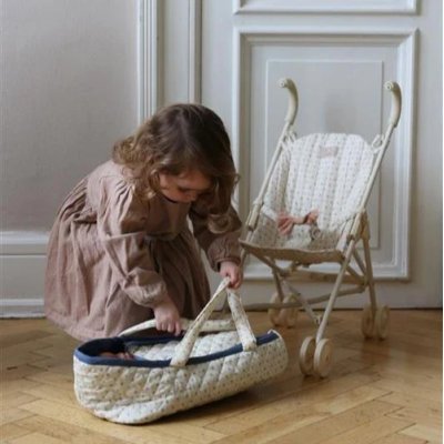 Cam Cam Copenhagen Kočárek pro panenky - Bows - obrázek