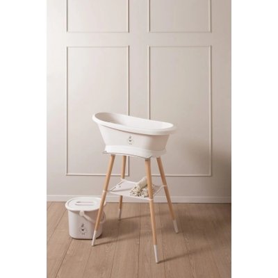 Bébé Jou sada vaničky a stojanu Sense - Tiny Sheep/White - obrázek