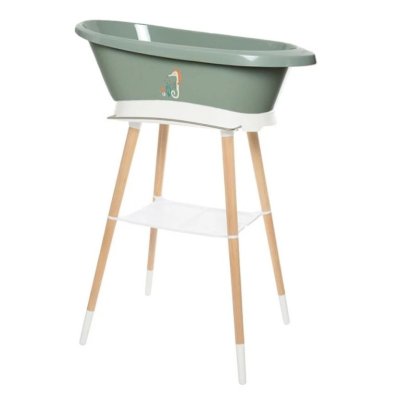 Bébé Jou sada vaničky a stojanu Sense - Ocean Vibes/White