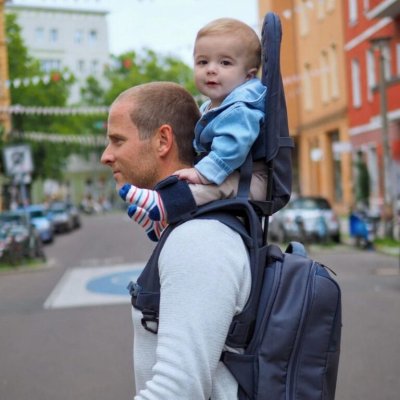 MiniMeis Nosítko Shoulder Carrier G5 - Dusk Blue Core - obrázek