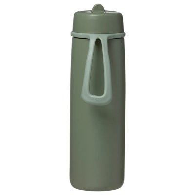 b.box Nerezová termoláhev s brčkem 690 ml - Olive - obrázek