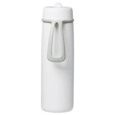 b.box Nerezová termoláhev s brčkem 690 ml - White Out - obrázek
